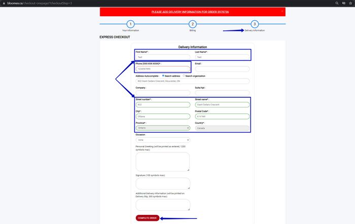 The order is created and a confirmation letter is sent to the email.jpg