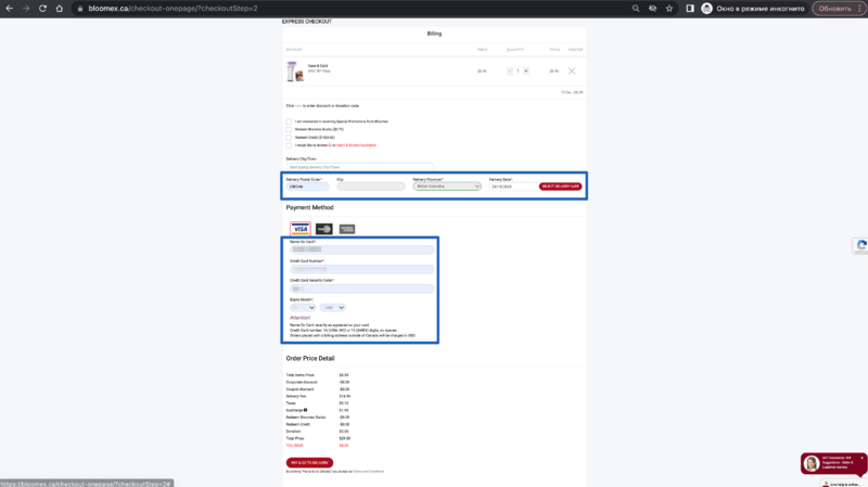 All required fields are filled in valid value (including valid values credit card fields).png