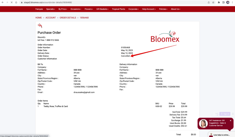 The "Order Status" field does not show information on the "Order details" page.png