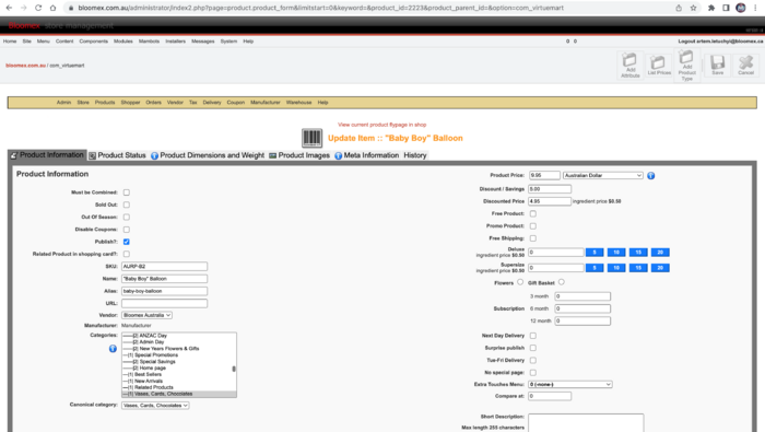 ImpossibleToReadTheTabCaptioninThe"ManageProducts"Section.png