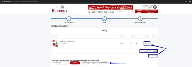 The voucher code was accepted the price reduced.jpg